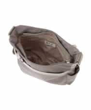 BKRGD94160 MK MICHEL KLEIN BAG(MK ミッシェルクラン バッグ) [撥水/軽量]アクセントレザーショルダーバッグ ブラウン×ピンク