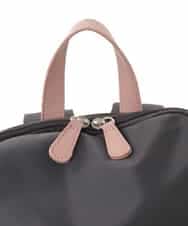 BKRGD96170 MK MICHEL KLEIN BAG(MK ミッシェルクラン バッグ) [撥水/A4収納可]多機能ポケットパイピングデザインリュック ベージュ×オレンジ