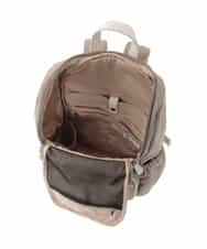 BKRGD96170 MK MICHEL KLEIN BAG(MK ミッシェルクラン バッグ) [撥水/A4収納可]多機能ポケットパイピングデザインリュック ベージュ×オレンジ