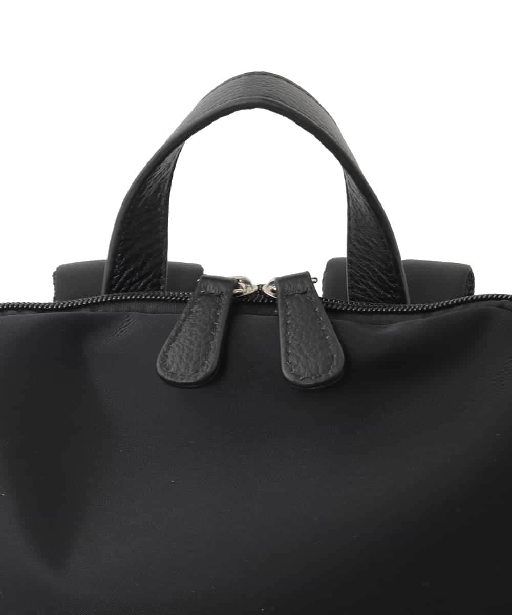BKRGD96170 MK MICHEL KLEIN BAG(MK ミッシェルクラン バッグ) [撥水/A4収納可]多機能ポケットパイピングデザインリュック ベージュ×オレンジ
