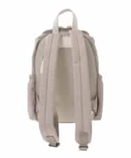 BKRGD97160 MK MICHEL KLEIN BAG(MK ミッシェルクラン バッグ) [撥水/500g以下]多機能ポケットパイピングコンパクトリュック グレージュ×オフホワイト