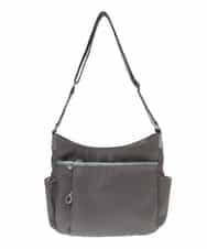 BKRGJ94120 MK MICHEL KLEIN BAG(MK ミッシェルクラン バッグ) 【撥水】ナイロンショルダーバッグ グレー×グリーン