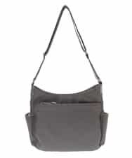 BKRGJ94120 MK MICHEL KLEIN BAG(MK ミッシェルクラン バッグ) 【撥水】ナイロンショルダーバッグ グレー×グリーン