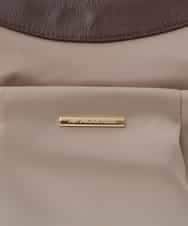 BKRGV31180 MK MICHEL KLEIN BAG(MK ミッシェルクラン バッグ) [2WAY/撥水加工]レザーポイントナイロントートバッグ ベージュ