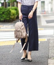 BKRGV42140 MK MICHEL KLEIN BAG(MK ミッシェルクラン バッグ) [軽量]ギャザープリーツコンパクトリュック ベージュ