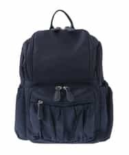 BKRGV42140 MK MICHEL KLEIN BAG(MK ミッシェルクラン バッグ) [軽量]ギャザープリーツコンパクトリュック ネイビー