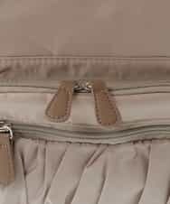 BKRGV42140 MK MICHEL KLEIN BAG(MK ミッシェルクラン バッグ) [軽量]ギャザープリーツコンパクトリュック ベージュ