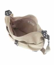 BKRGV81130 MK MICHEL KLEIN BAG(MK ミッシェルクラン バッグ) [撥水/500g以下の軽量]レザーポイントナイロンショルダーバッグ ブラウン×ピンク