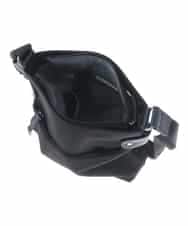 BKRGV90140 MK MICHEL KLEIN BAG(MK ミッシェルクラン バッグ) [撥水/500g以下の軽量]アクセントレザースクエアショルダーバッグ ブラウン×ライトブルー