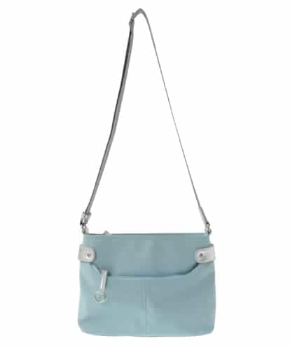 BKRGV91135 MK MICHEL KLEIN BAG [撥水/500g以下の軽量]アクセントレザーコンパクトショルダーバッグ
