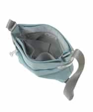 BKRGV91135 MK MICHEL KLEIN BAG(MK ミッシェルクラン バッグ) [撥水/500g以下の軽量]アクセントレザーコンパクトショルダーバッグ ベージュ×ブラック