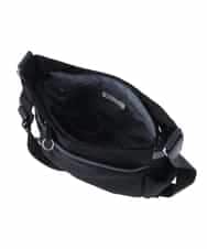 BKRGV94150 MK MICHEL KLEIN BAG(MK ミッシェルクラン バッグ) [撥水/500g以下の軽量]アクセントレザーショルダーバッグ ブラウン×ライトブルー