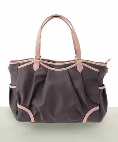 BKRGV95200 MK MICHEL KLEIN BAG [2WAY/撥水/A4収納]パイピングデザイントートバッグ
