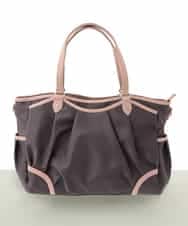 BKRGV95200 MK MICHEL KLEIN BAG(MK ミッシェルクラン バッグ) [2WAY/撥水/A4収納]パイピングデザイントートバッグ パープル