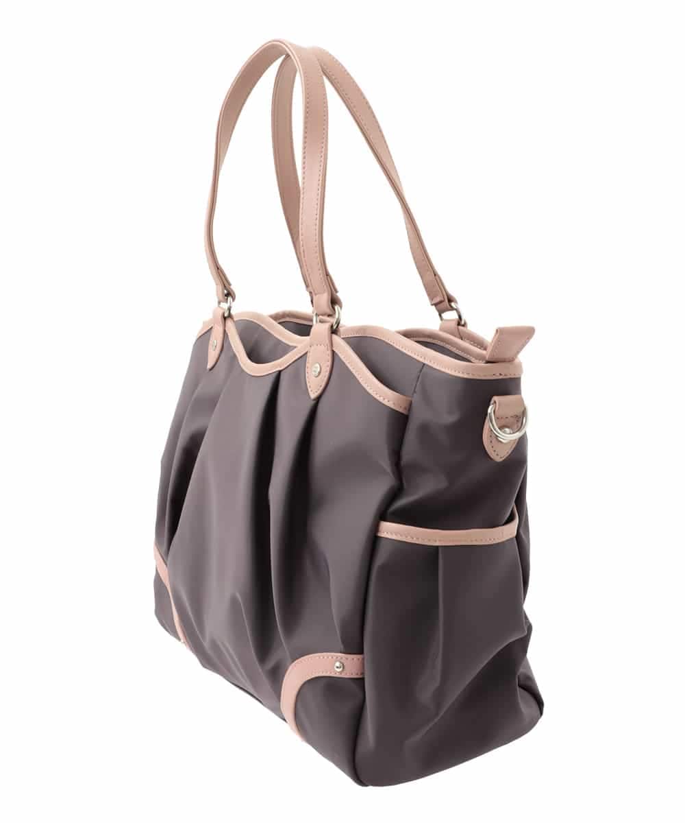 BKRGV95200 MK MICHEL KLEIN BAG(MK ミッシェルクラン バッグ) [2WAY/撥水/A4収納]パイピングデザイントートバッグ パープル