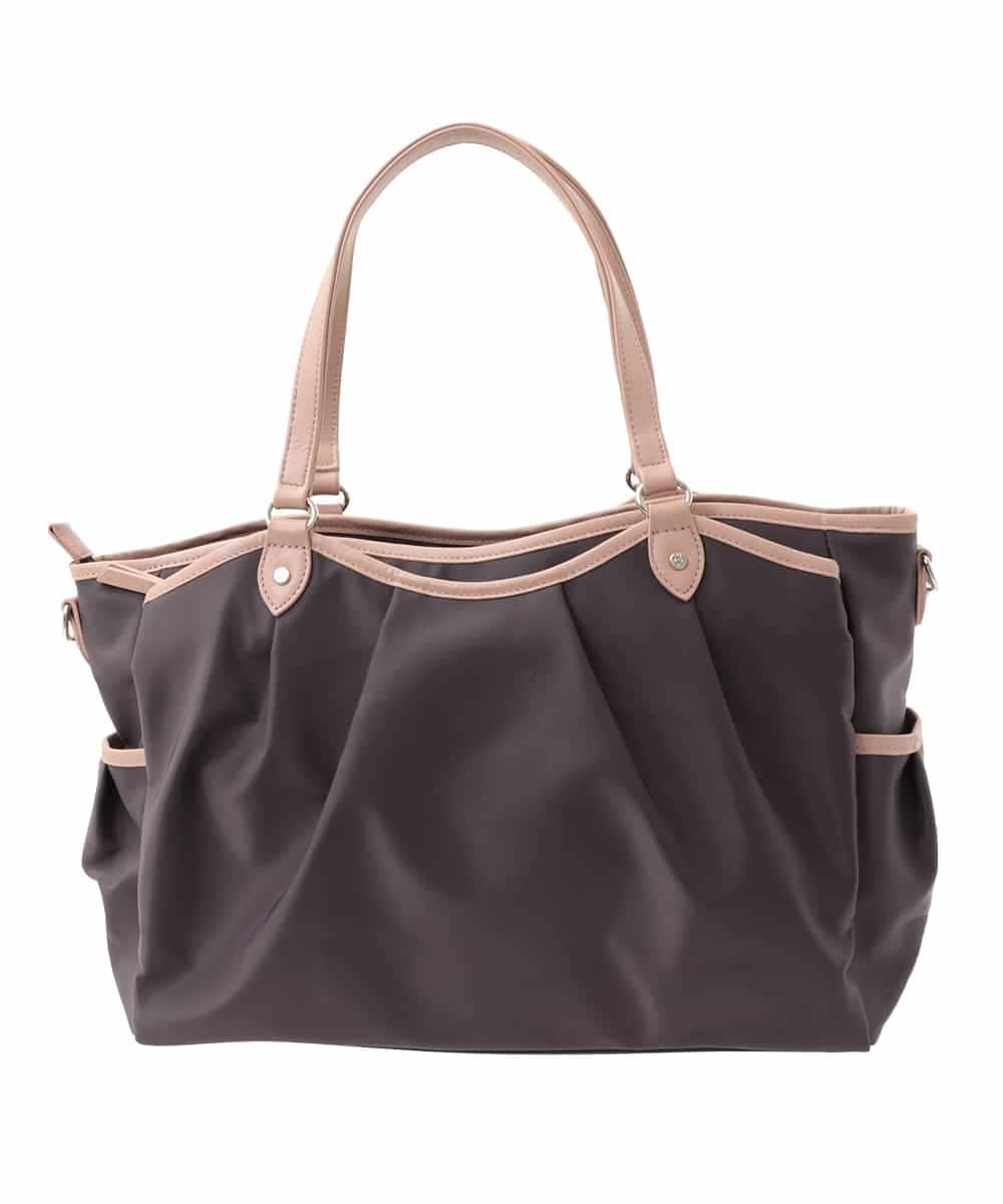 BKRGV95200 MK MICHEL KLEIN BAG(MK ミッシェルクラン バッグ) [2WAY/撥水/A4収納]パイピングデザイントートバッグ パープル