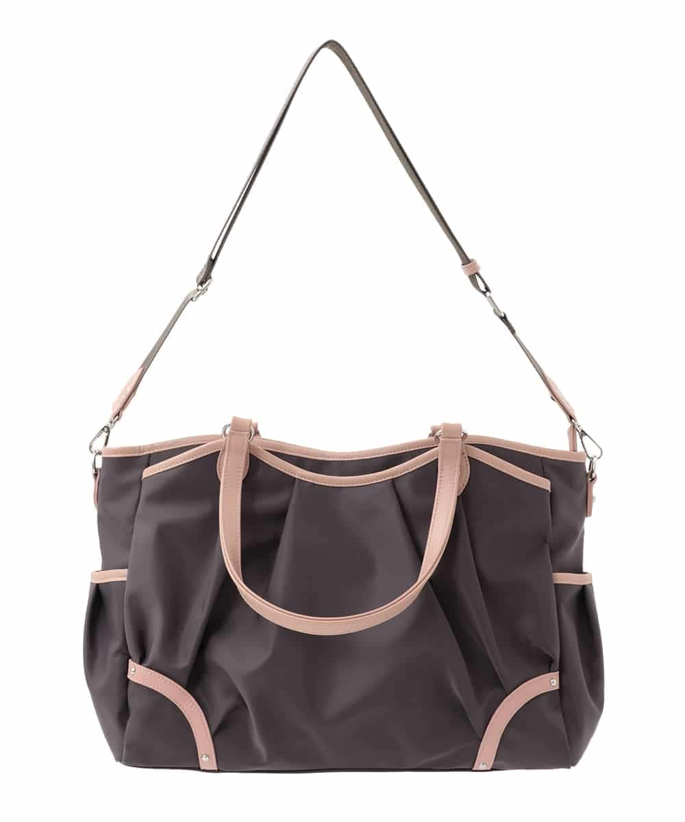 BKRGV95200 MK MICHEL KLEIN BAG(MK ミッシェルクラン バッグ) [2WAY/撥水/A4収納]パイピングデザイントートバッグ パープル