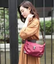 BKRTD81090 MK MICHEL KLEIN BAG(MK ミッシェルクラン バッグ) 【撥水】ナイロンショルダーバッグ レッド