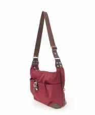BKRTD81090 MK MICHEL KLEIN BAG(MK ミッシェルクラン バッグ) 【撥水】ナイロンショルダーバッグ レッド