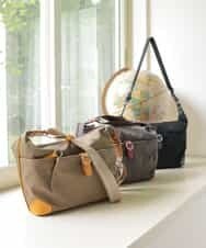 BKRTD81090 MK MICHEL KLEIN BAG(MK ミッシェルクラン バッグ) 【撥水】ナイロンショルダーバッグ マスタードｘカーキ