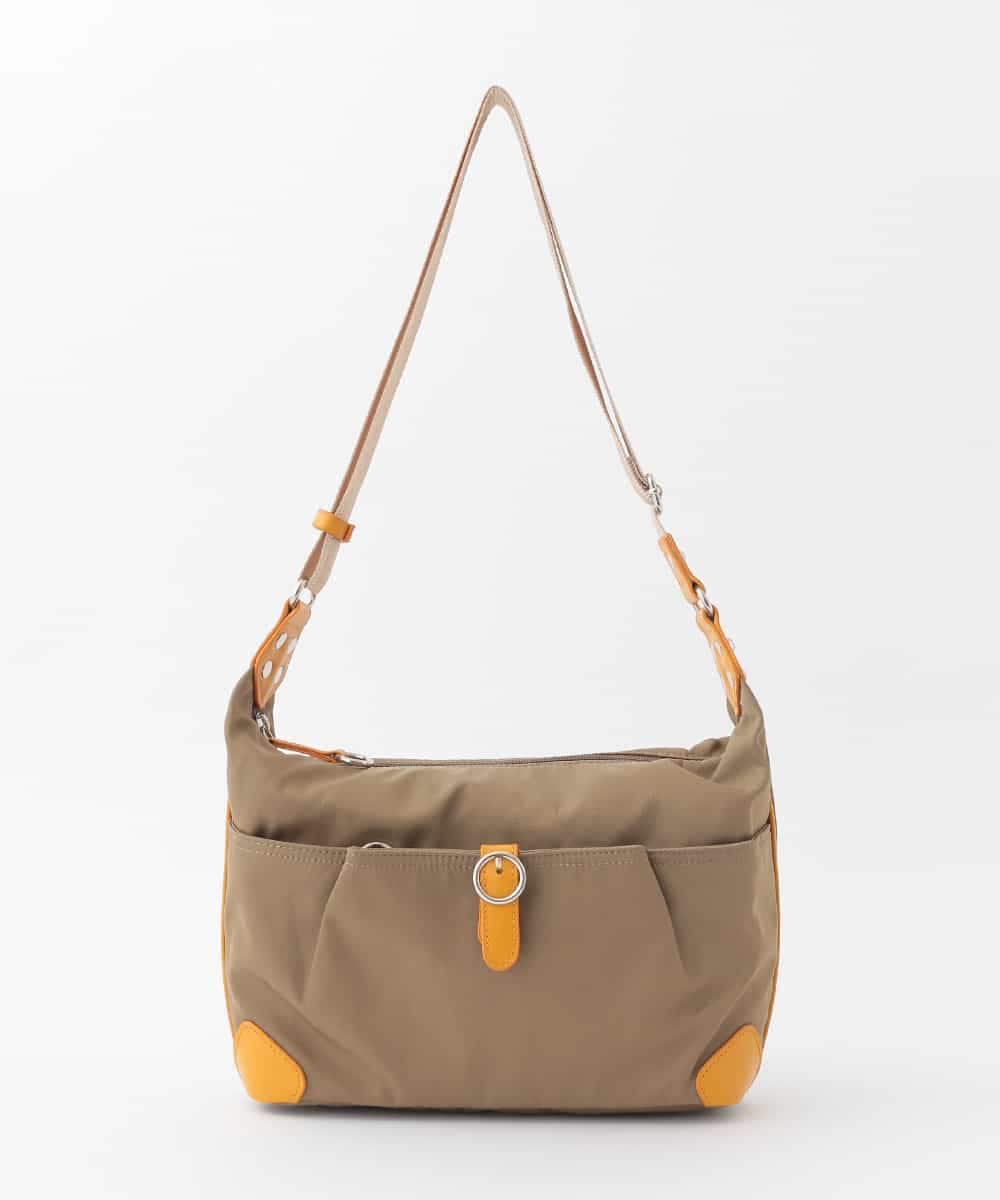 BKRTD81090 MK MICHEL KLEIN BAG(MK ミッシェルクラン バッグ) 【撥水】ナイロンショルダーバッグ マスタードｘカーキ