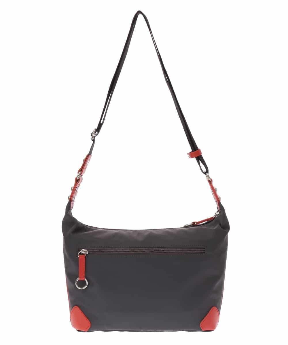 BKRTD81090 MK MICHEL KLEIN BAG(MK ミッシェルクラン バッグ) 【撥水】ナイロンショルダーバッグ オレンジｘグレー