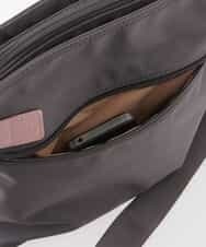 BKRTE90120 MK MICHEL KLEIN BAG(MK ミッシェルクラン バッグ) 【撥水】ナイロンショルダーバッグ ピンクｘダークブラウン