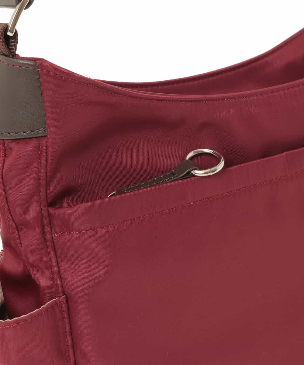 BKRTF94120 MK MICHEL KLEIN BAG(MK ミッシェルクラン バッグ) 【撥水】ナイロンショルダーバッグ レッド
