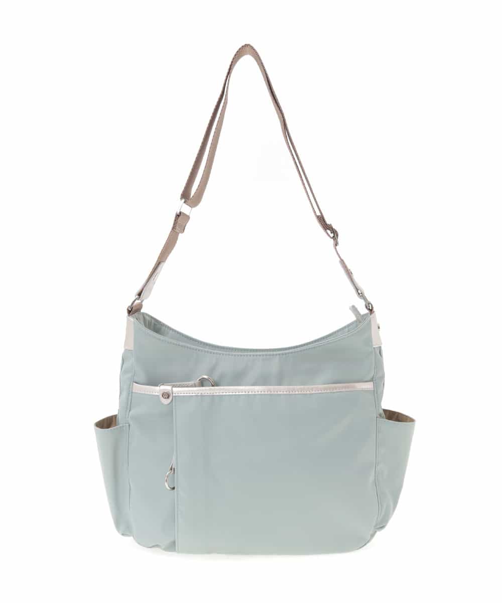 BKRTF94120 MK MICHEL KLEIN BAG(MK ミッシェルクラン バッグ) 【撥水】ナイロンショルダーバッグ ライトブルー