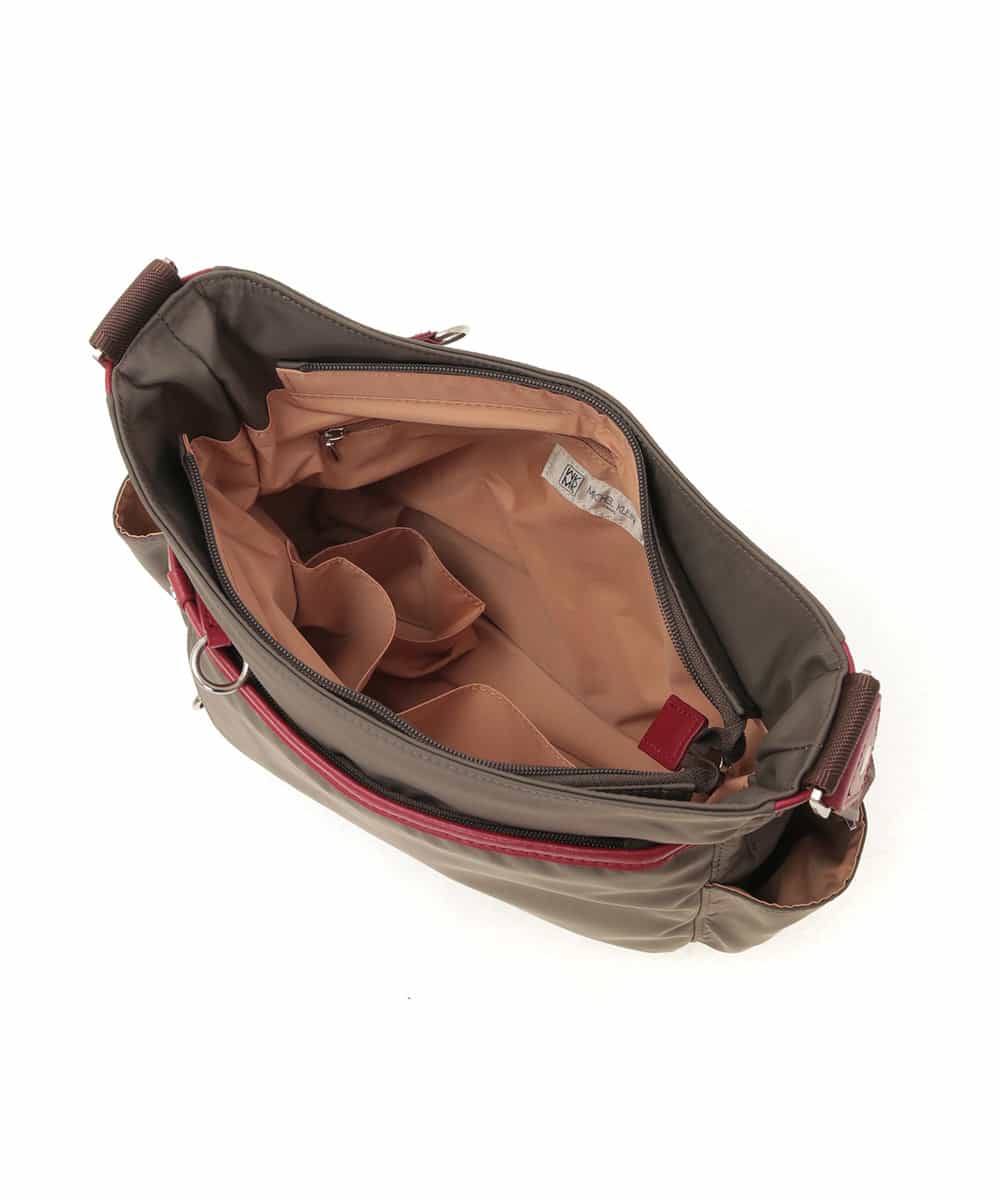 BKRTF94120 MK MICHEL KLEIN BAG(MK ミッシェルクラン バッグ) 【撥水】ナイロンショルダーバッグ ベージュ