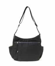 BKRTF94120 MK MICHEL KLEIN BAG(MK ミッシェルクラン バッグ) 【撥水】ナイロンショルダーバッグ ダークグレー×ブルー