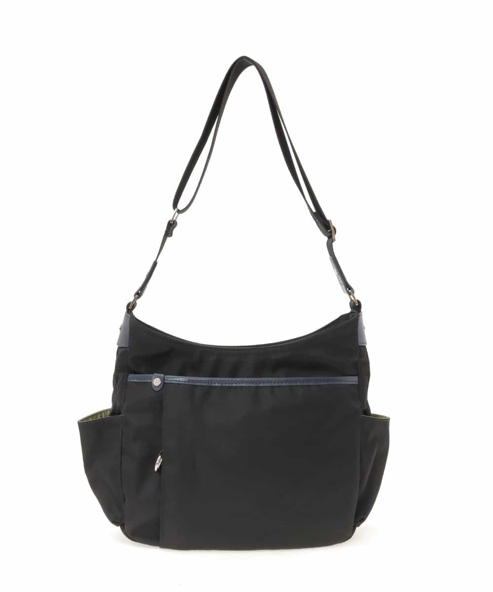 BKRTF94120 MK MICHEL KLEIN BAG(MK ミッシェルクラン バッグ) 【撥水】ナイロンショルダーバッグ ダークグレー×ブルー