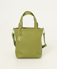 BKSAD06040 MK MICHEL KLEIN BAG(MK ミッシェルクラン バッグ) BIGフラワーチェーンリボンチャーム イエロー