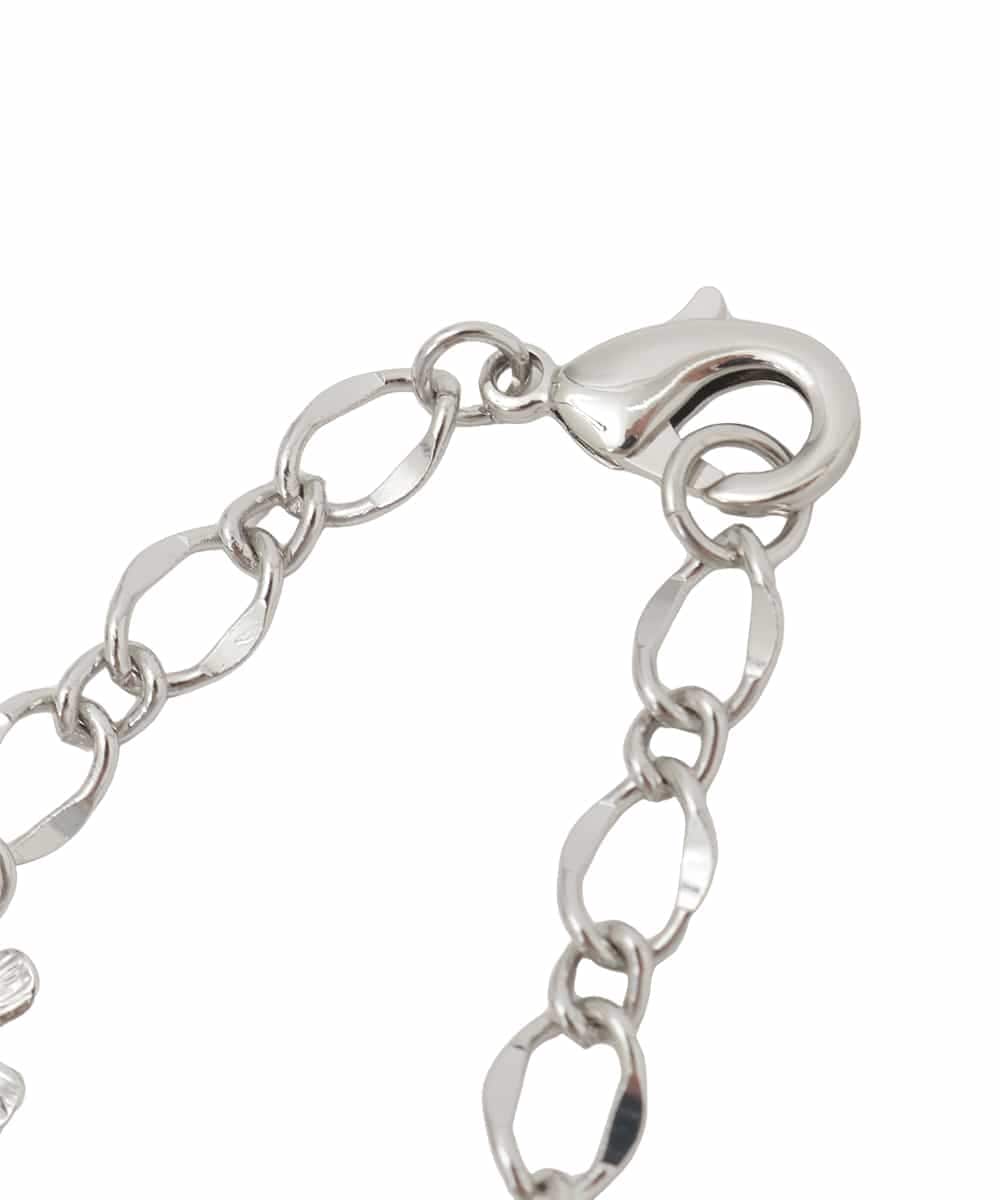 BKSAG05040 MK MICHEL KLEIN BAG(MK ミッシェルクラン バッグ) フラワーモチーフブレスチャーム ネイビー