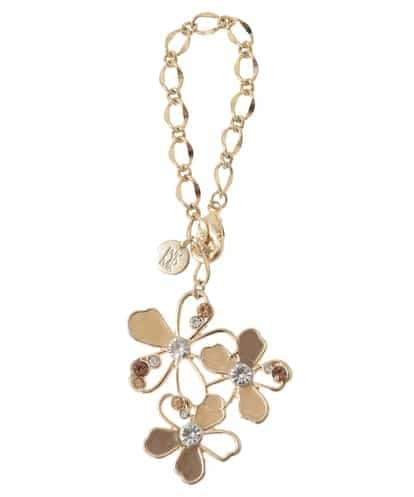 BKSAJ01038 MK MICHEL KLEIN BAG 配色フラワーモチーフチャーム