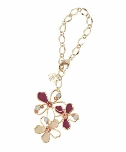 BKSAS01038 MK MICHEL KLEIN BAG フラワーモチーフチャーム