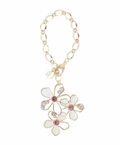 BKSGA01040 MK MICHEL KLEIN BAG 透かしフラワーモチーフチャーム