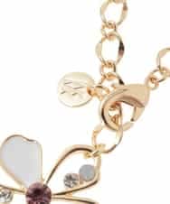 BKSGD01040 MK MICHEL KLEIN BAG(MK ミッシェルクラン バッグ) 透かしフラワーモチーフチャーム ホワイト