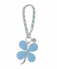 BKSGD03040 MK MICHEL KLEIN BAG(MK ミッシェルクラン バッグ) BIGクローバーデザインチャーム ライトブルー