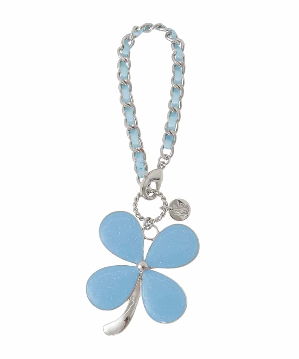 BKSGD03040 MK MICHEL KLEIN BAG(MK ミッシェルクラン バッグ) BIGクローバーデザインチャーム ライトブルー