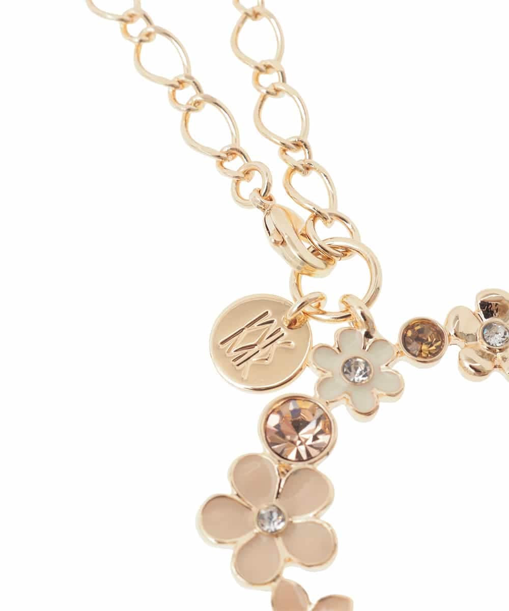 BKSGD07040 MK MICHEL KLEIN BAG(MK ミッシェルクラン バッグ) フラワーサークルチャーム ホワイト