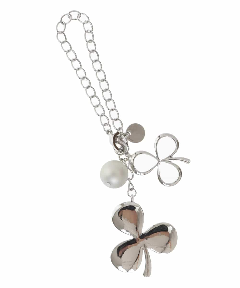 BKSGP06038 MK MICHEL KLEIN BAG(MK ミッシェルクラン バッグ) クローバーモチーフチャーム イエロー