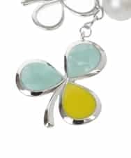 BKSGP06038 MK MICHEL KLEIN BAG(MK ミッシェルクラン バッグ) クローバーモチーフチャーム イエロー