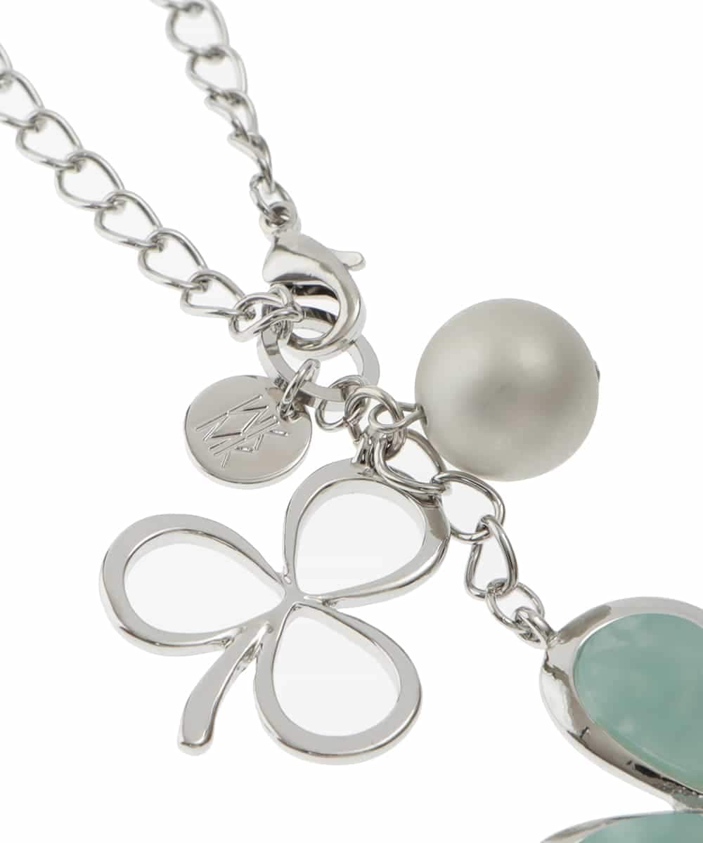 BKSGP06038 MK MICHEL KLEIN BAG(MK ミッシェルクラン バッグ) クローバーモチーフチャーム イエロー