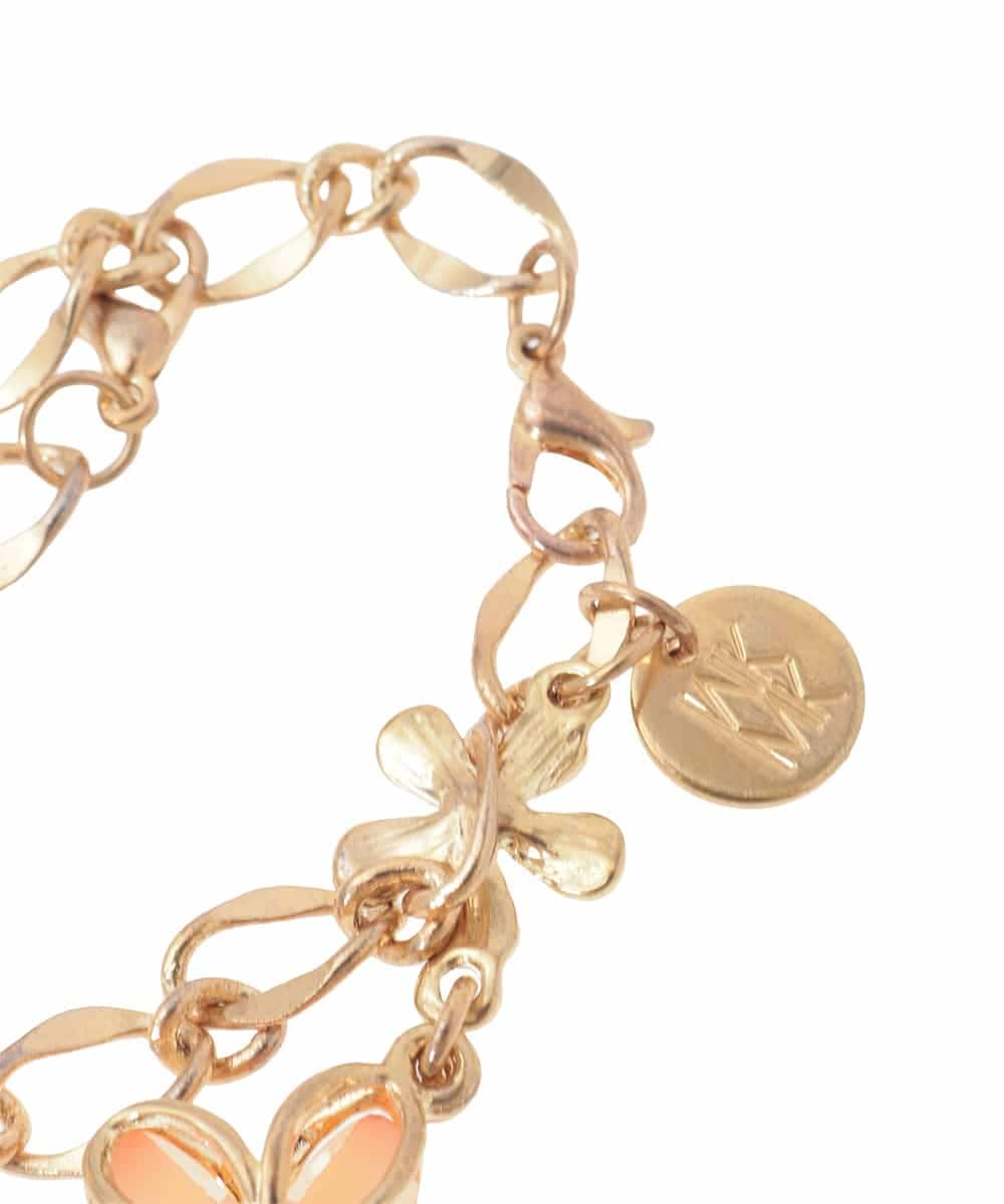 BKSTW02038 MK MICHEL KLEIN BAG(MK ミッシェルクラン バッグ) フラワーハンドルチャーム オレンジ