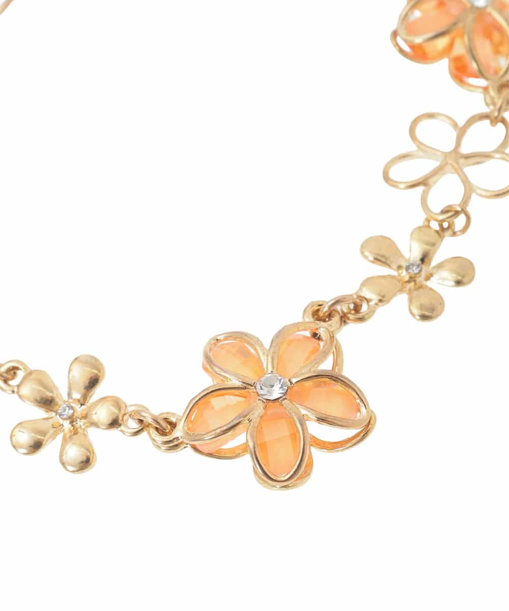 BKSTW02038 MK MICHEL KLEIN BAG(MK ミッシェルクラン バッグ) フラワーハンドルチャーム オレンジ