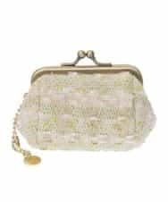 BKYCA08030 MK MICHEL KLEIN BAG(MK ミッシェルクラン バッグ) ツイードバッグチャーム ベージュ