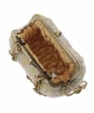 BKYCA08030 MK MICHEL KLEIN BAG(MK ミッシェルクラン バッグ) ツイードバッグチャーム ベージュ