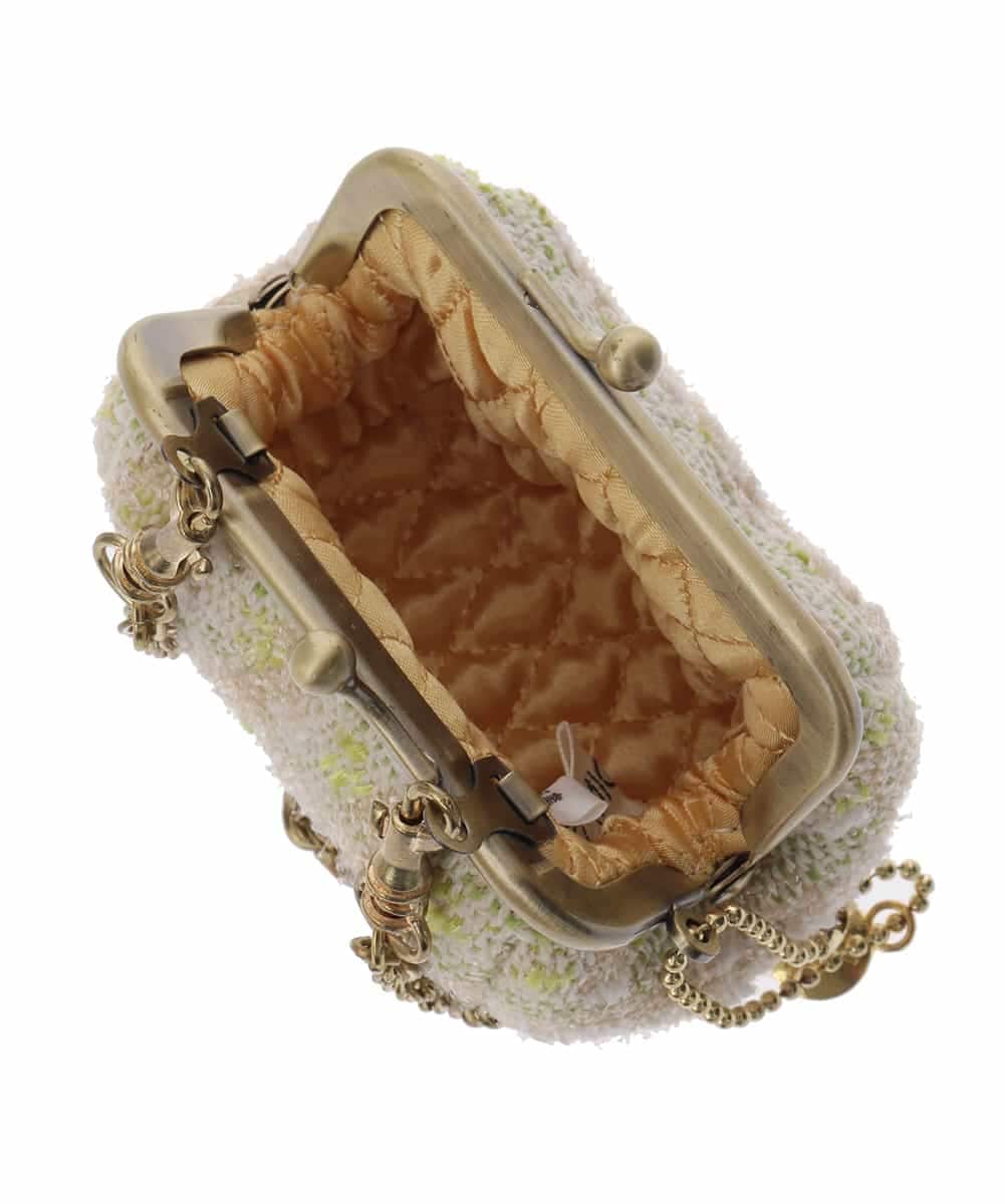 BKYCA08030 MK MICHEL KLEIN BAG(MK ミッシェルクラン バッグ) ツイードバッグチャーム ベージュ