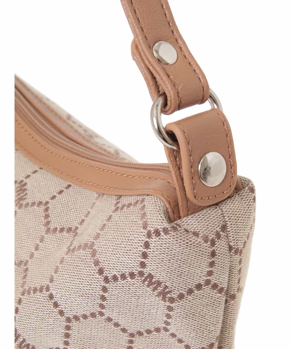 BKYLA04060 MK MICHEL KLEIN BAG(MK ミッシェルクラン バッグ) ハニカムモチーフバッグ ブラウン